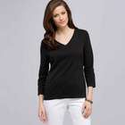 3/4 Sleeve V-Neck Top, , small