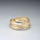 Worn Gold Cuff Bracelet, , small