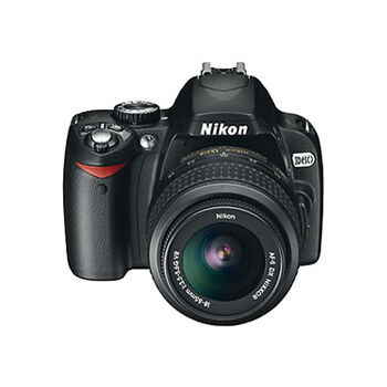 Nikon D60 Digital SLR Camera w/18-55mm Lens, , large