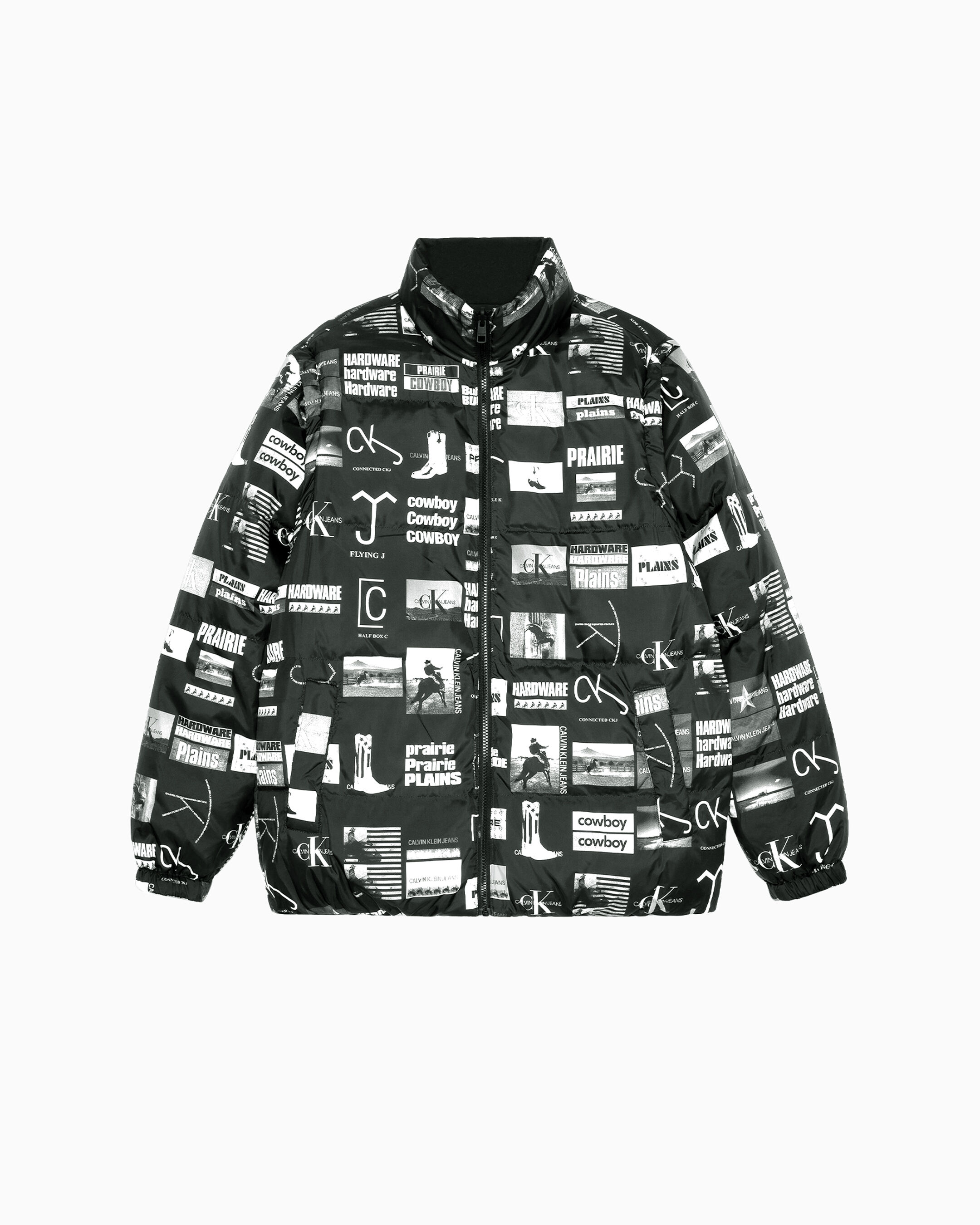 calvin klein reversible puffer jacket