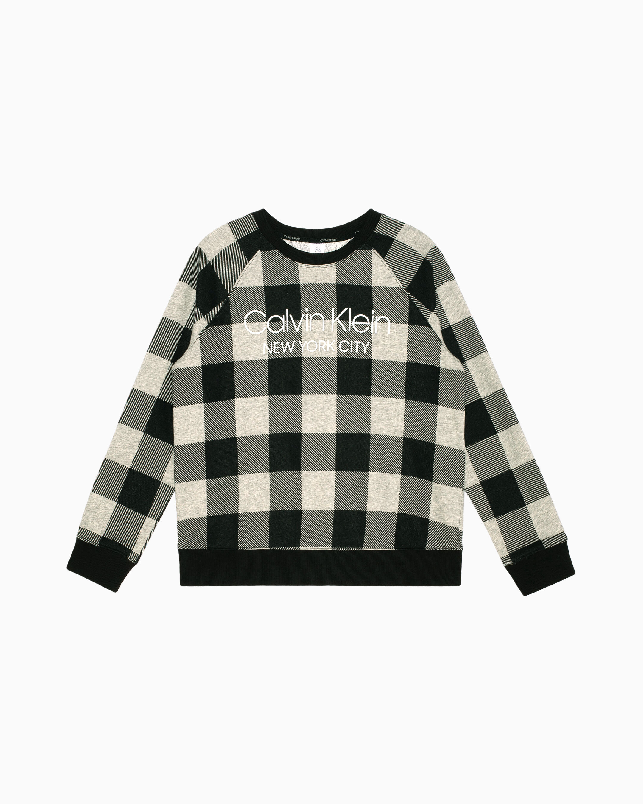 Calvin klein black and white sweater clearance