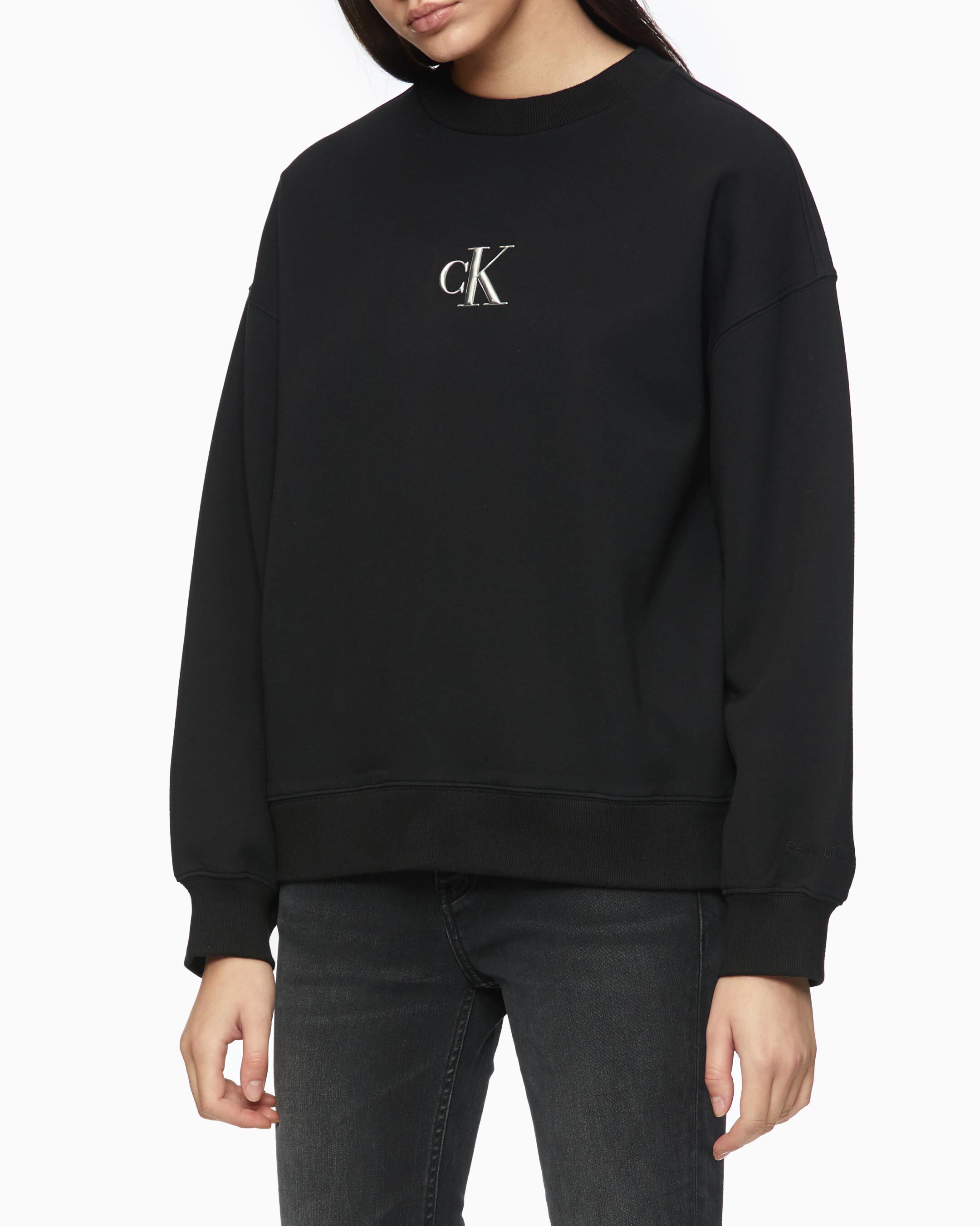 Calvin klein jeans crew neck sweatshirt Clearance