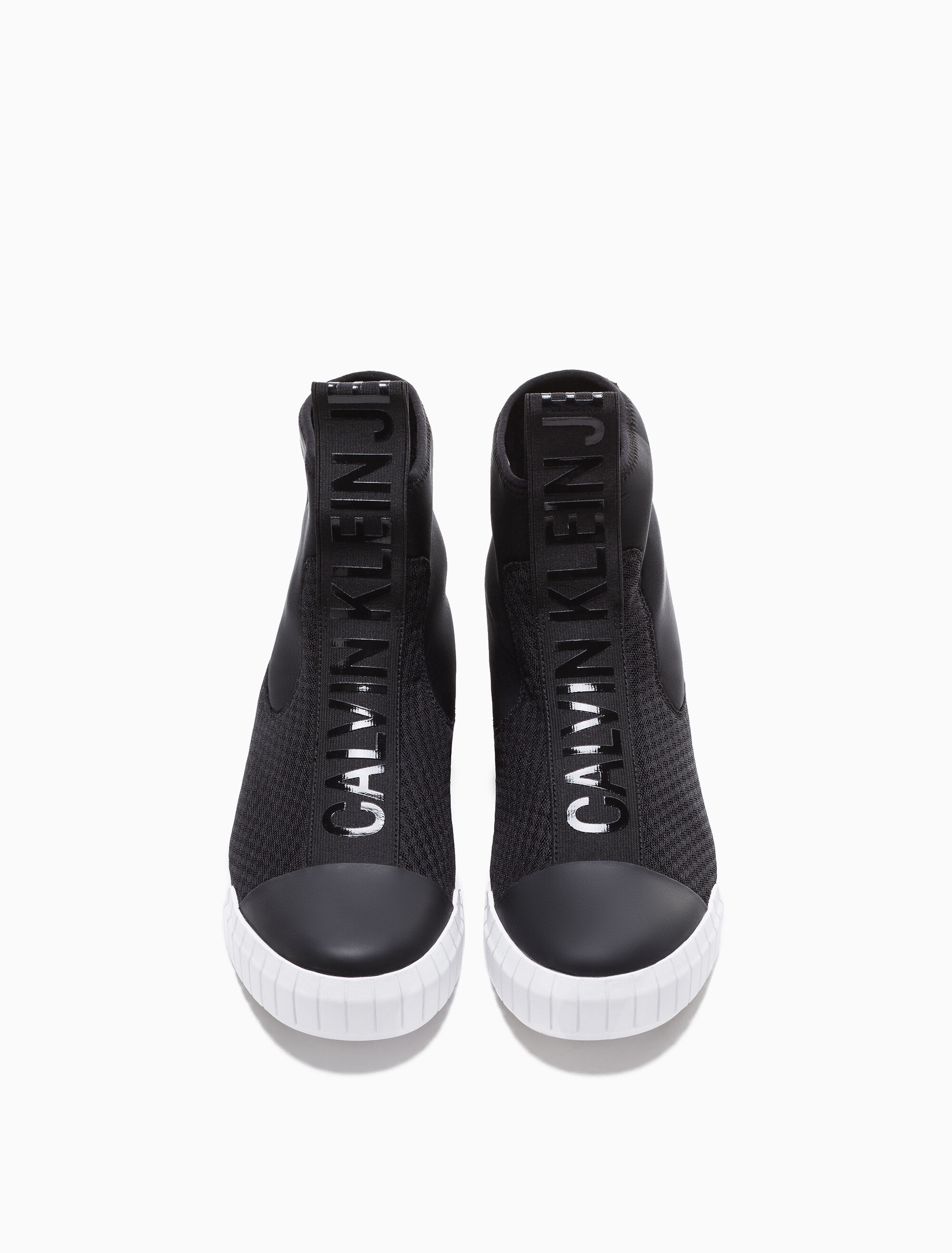 calvin klein black high tops