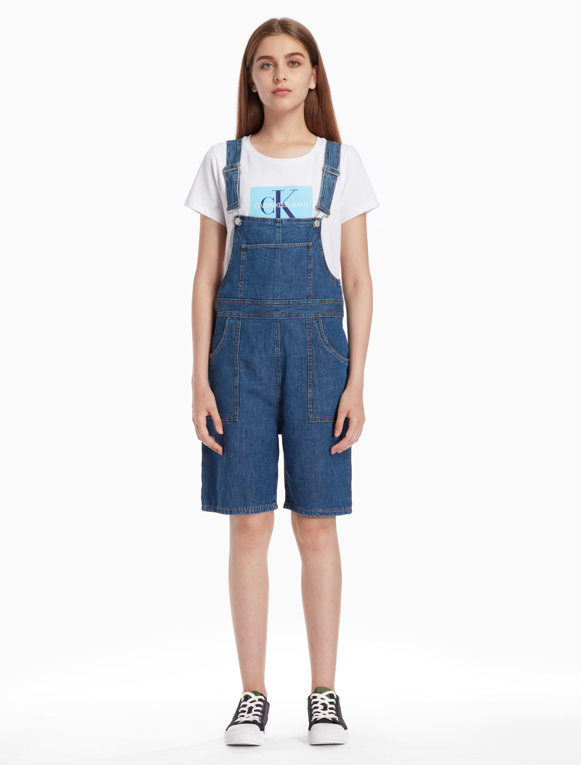 calvin klein overall shorts