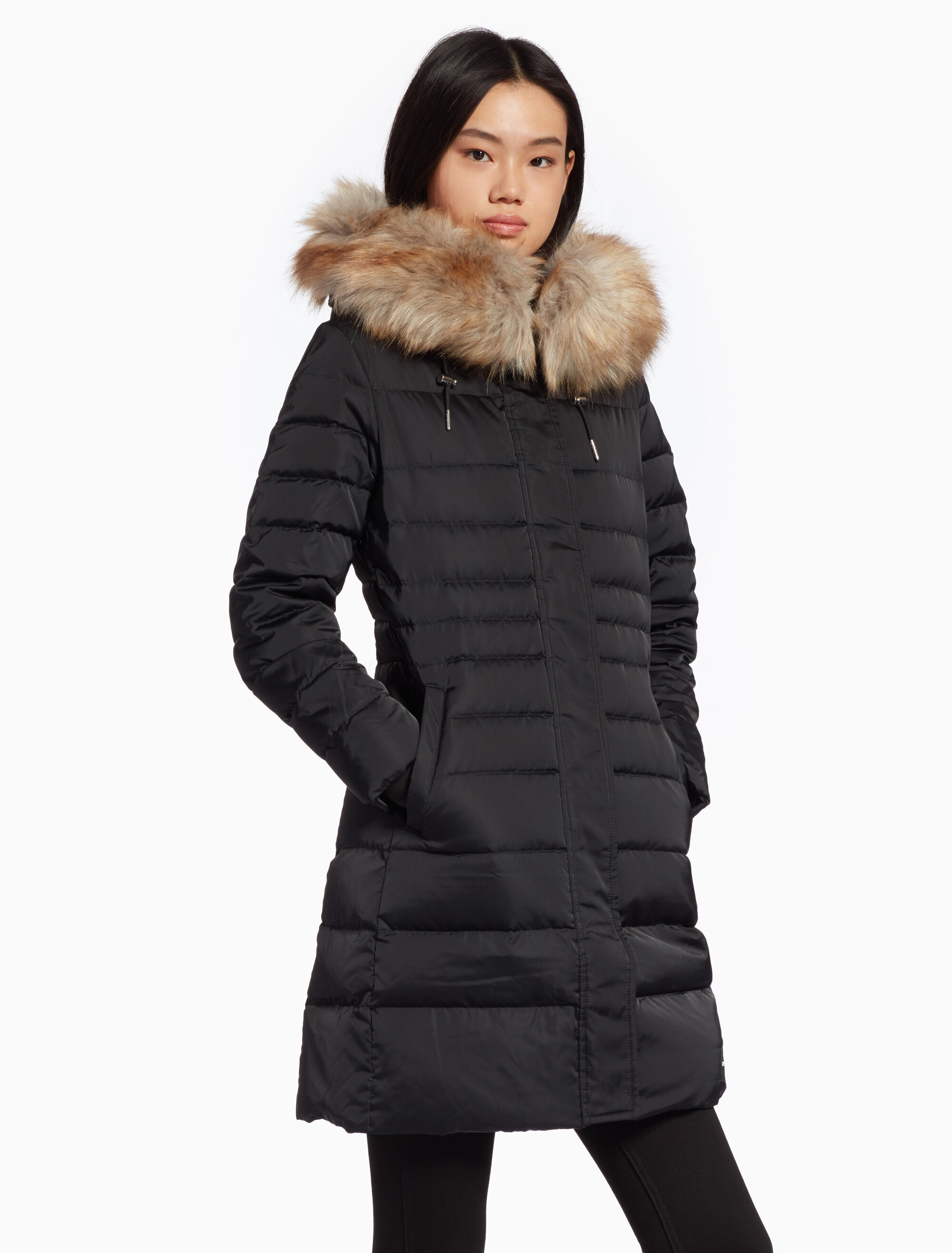 Calvin klein full length down coat clearance