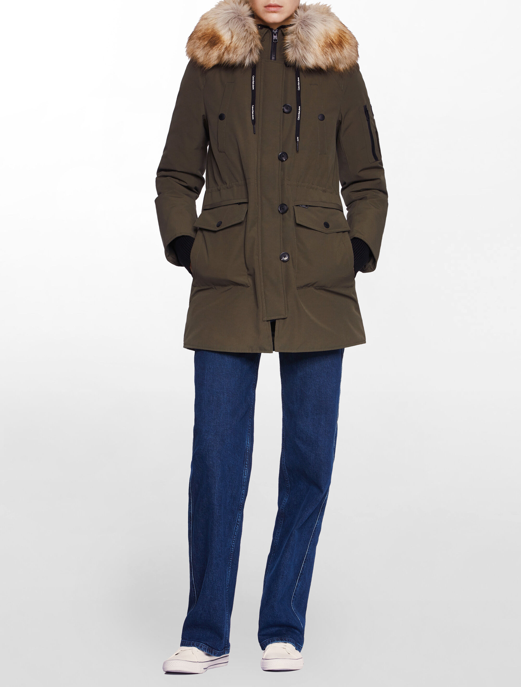 calvin klein mw down parka