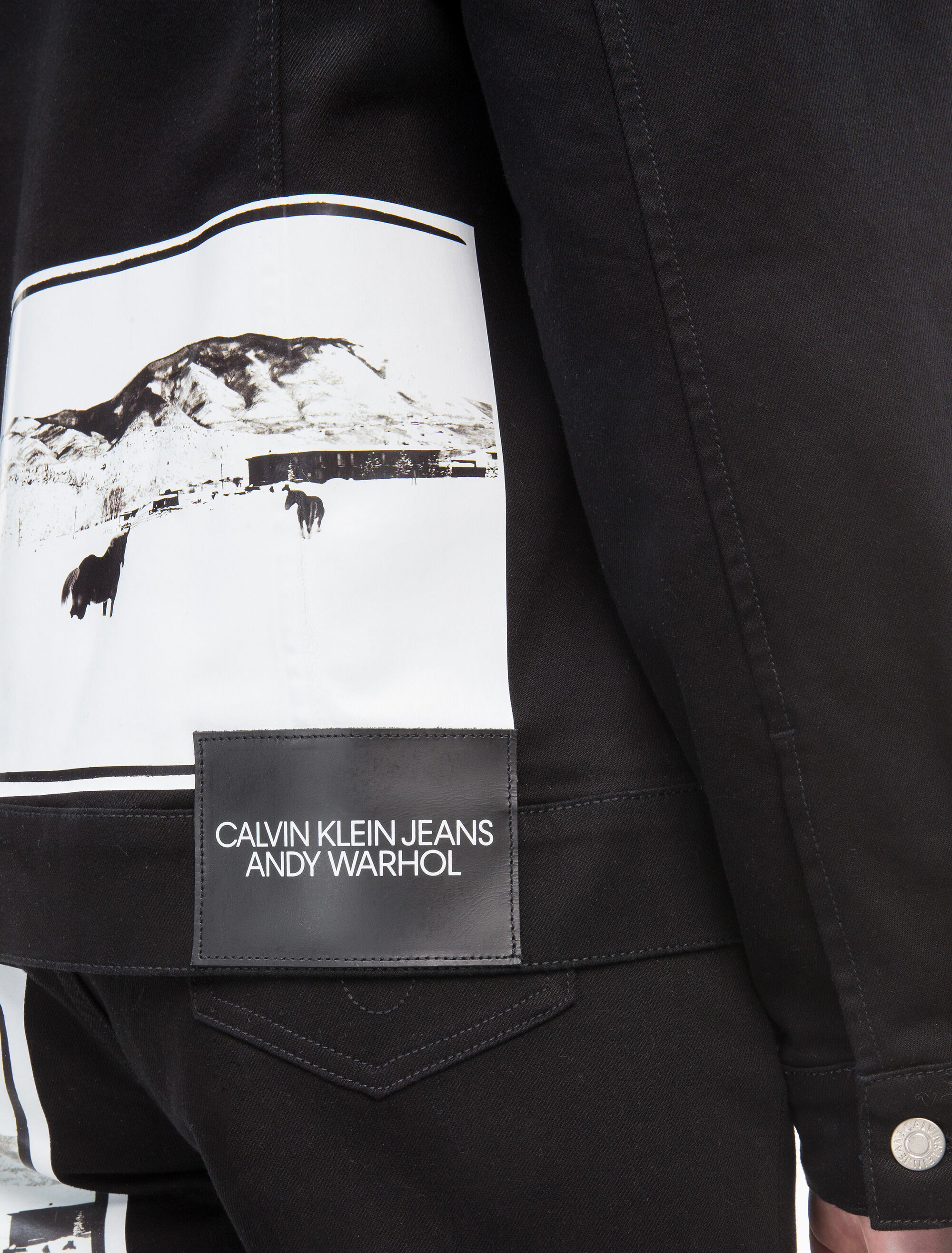 Calvin klein andy warhol denim jacket clearance