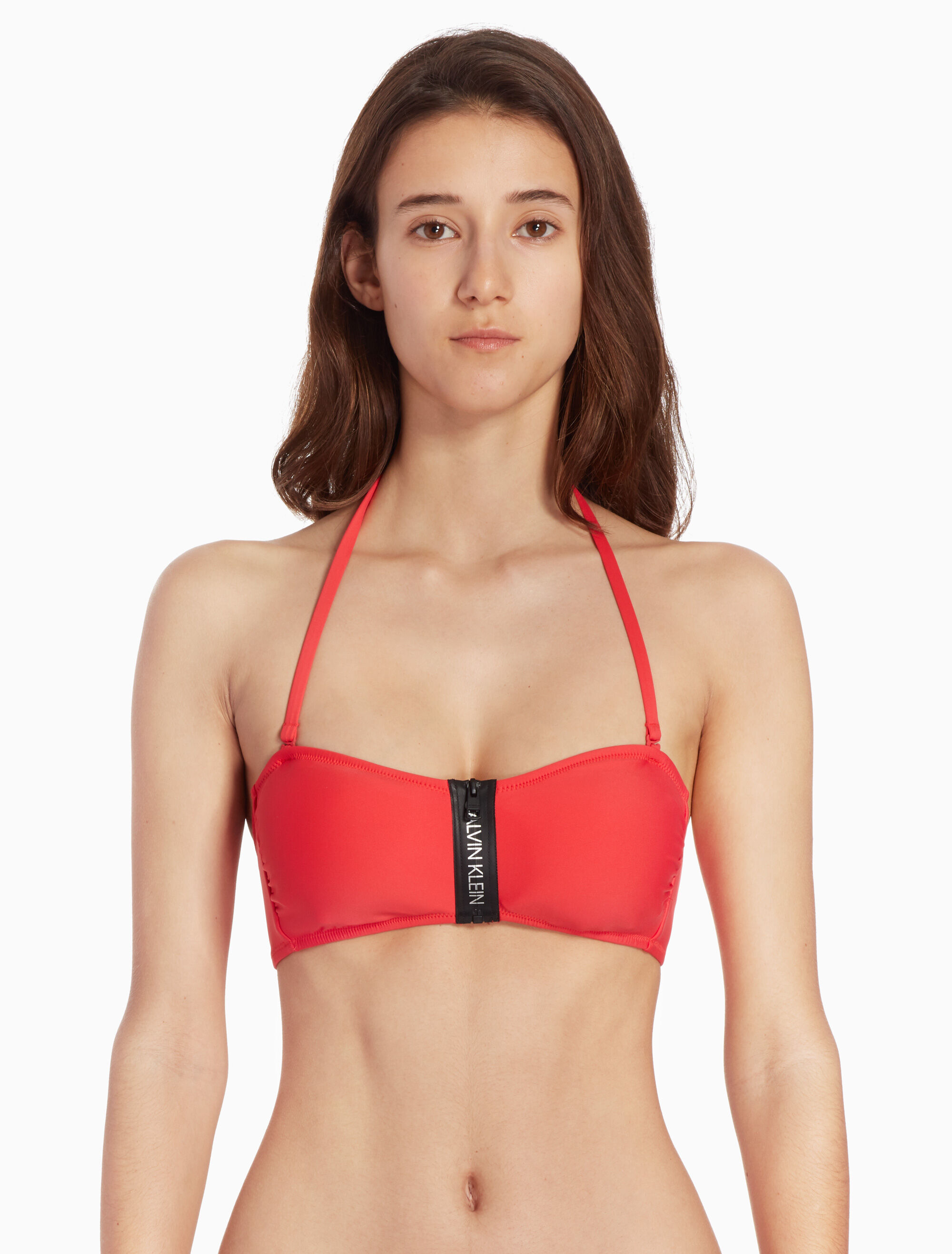 Calvin klein zip bandeau clearance