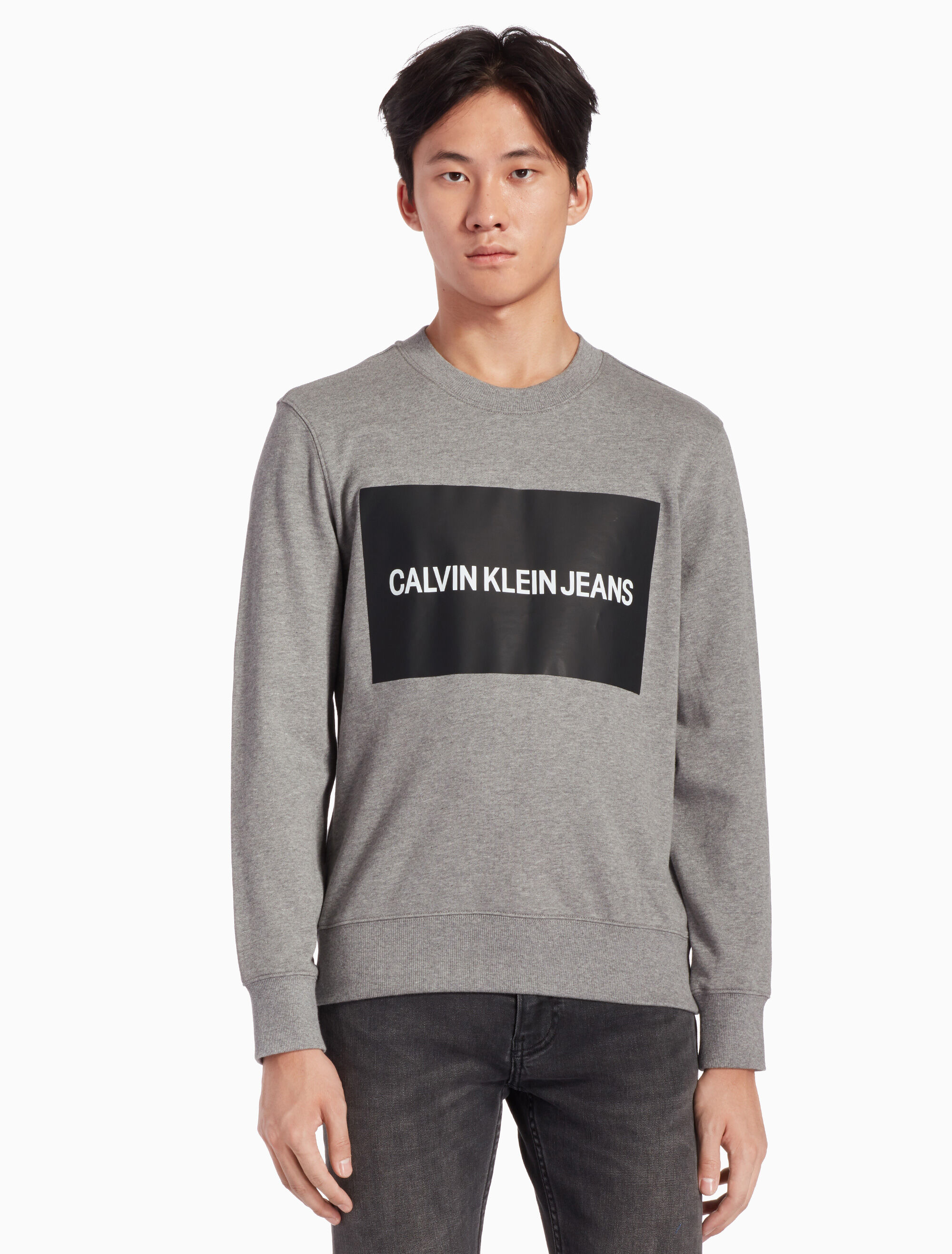 Calvin klein institutional sweatshirt clearance