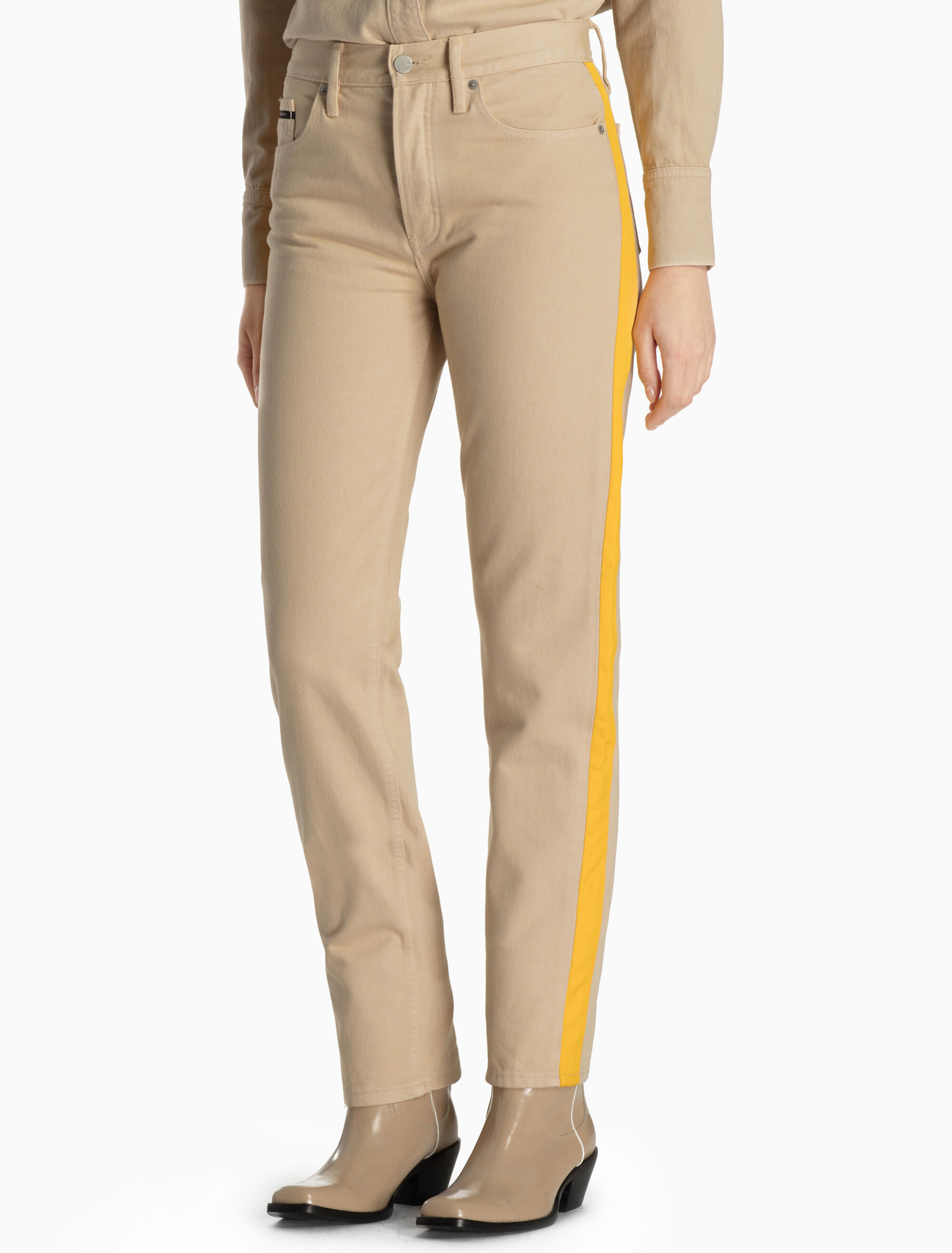 Calvin klein khaki jeans clearance