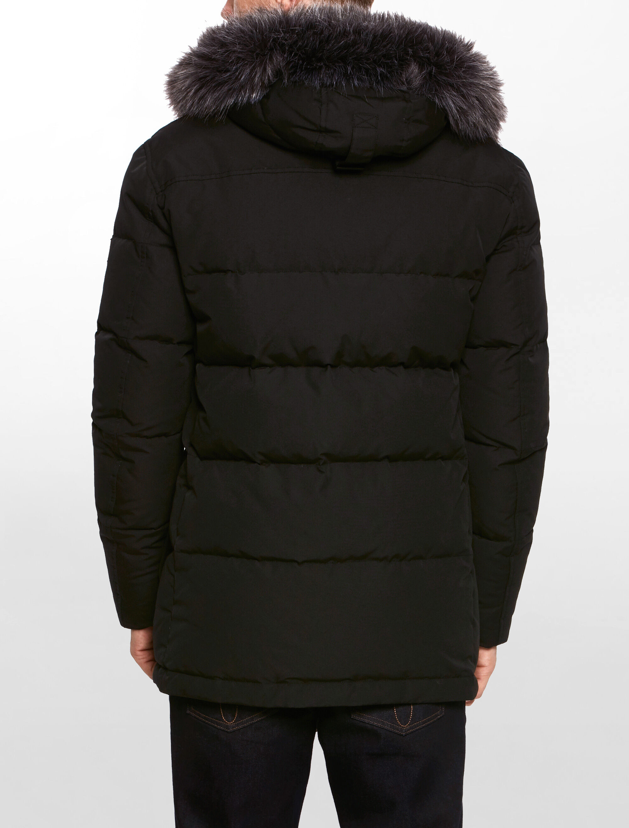 Calvin klein jeans omore fur parka Clearance