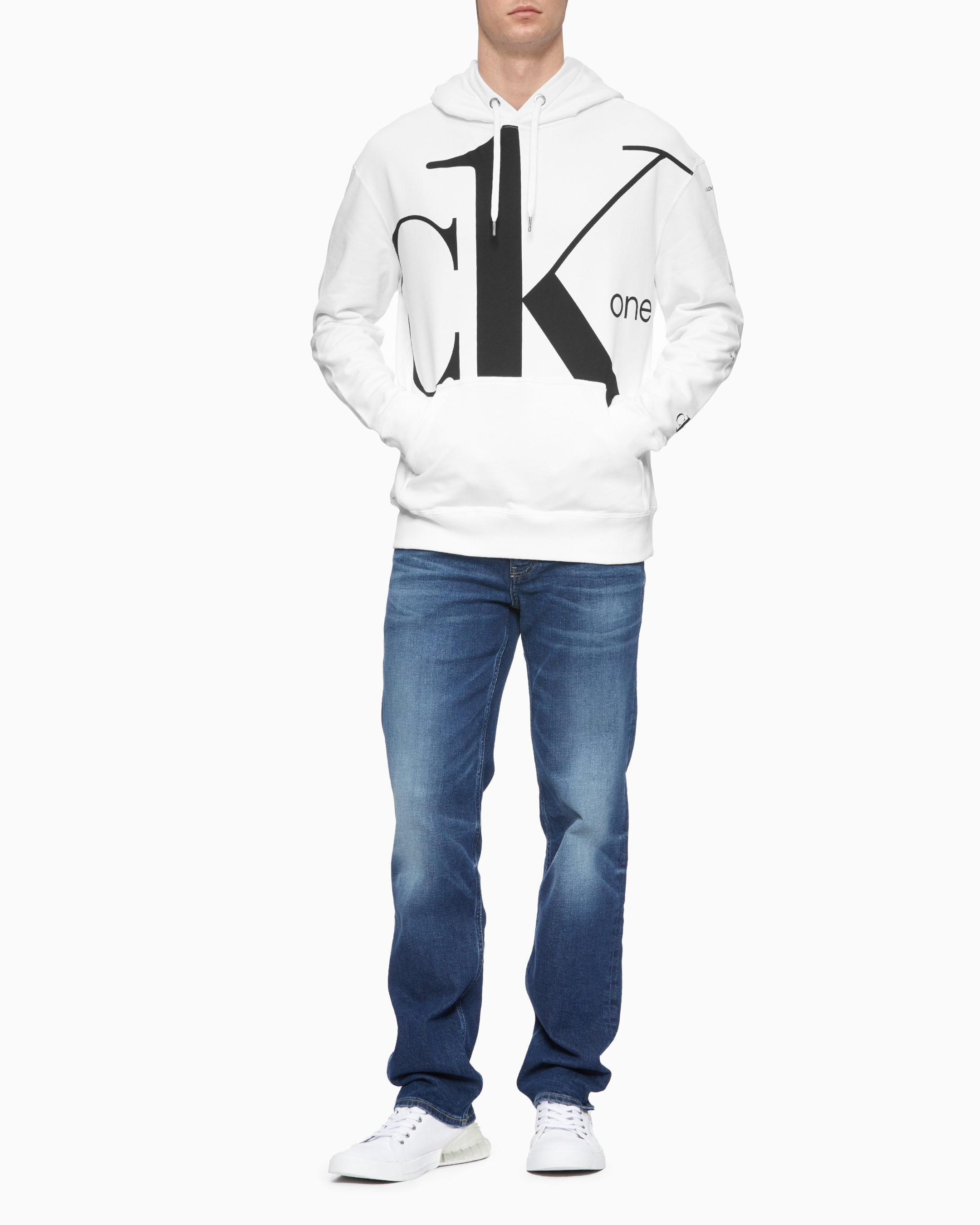 calvin klein form overhead hoodie