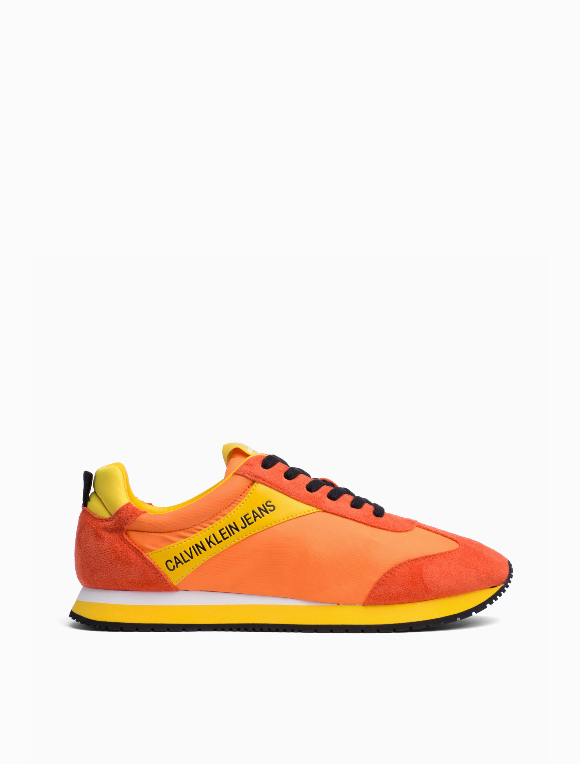 calvin klein orange trainers