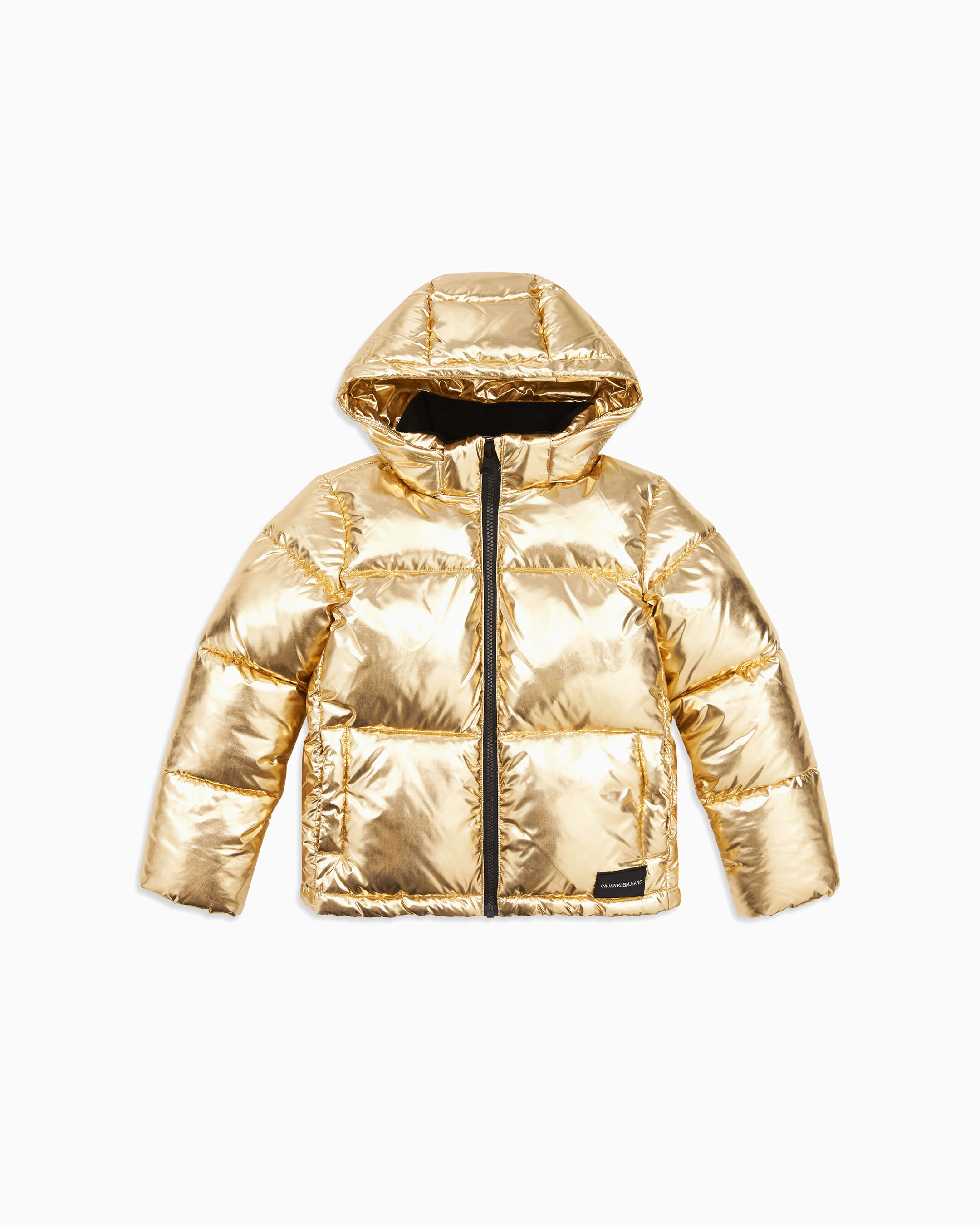 Calvin klein gold puffer jacket clearance