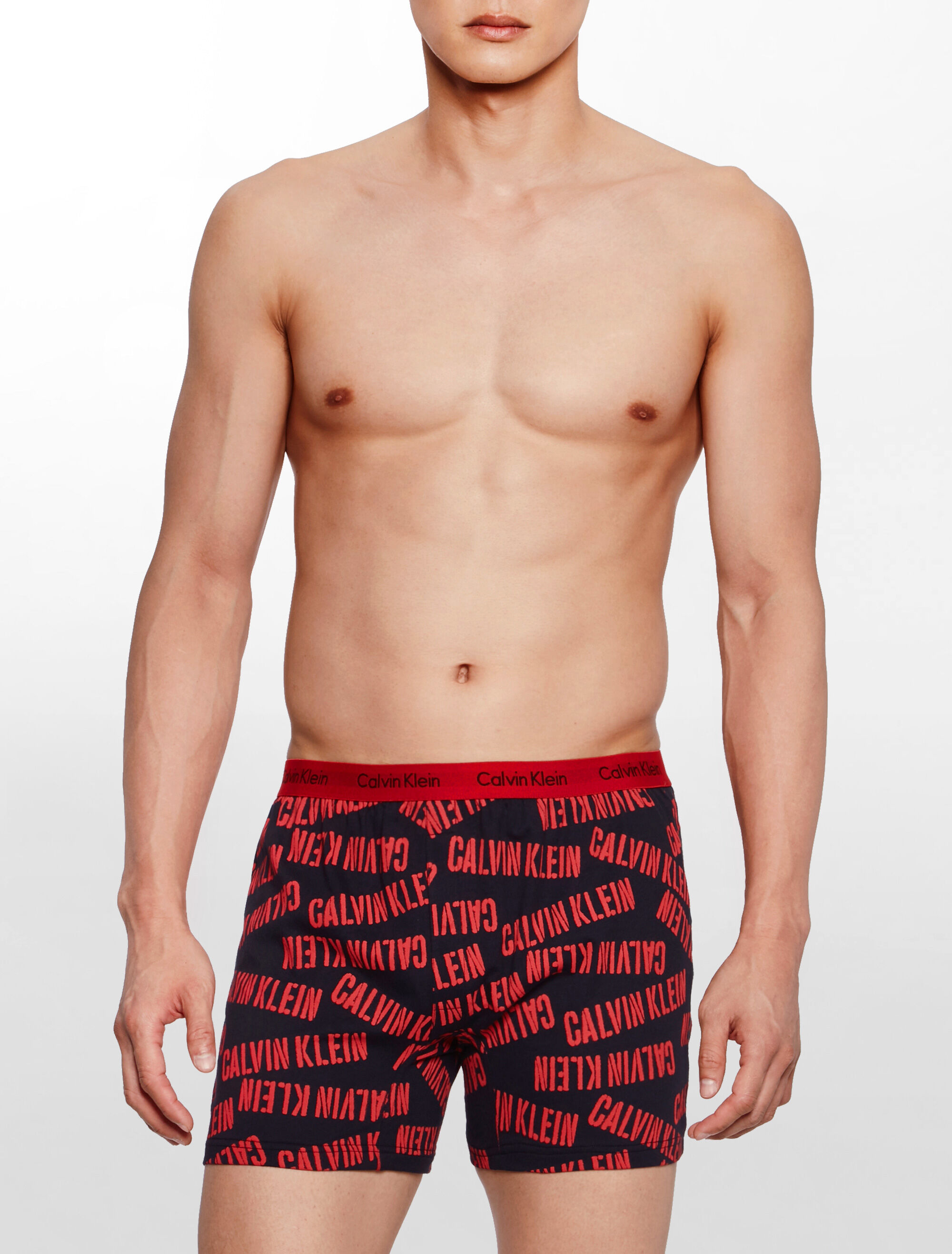 calvin klein slim fit knit boxer