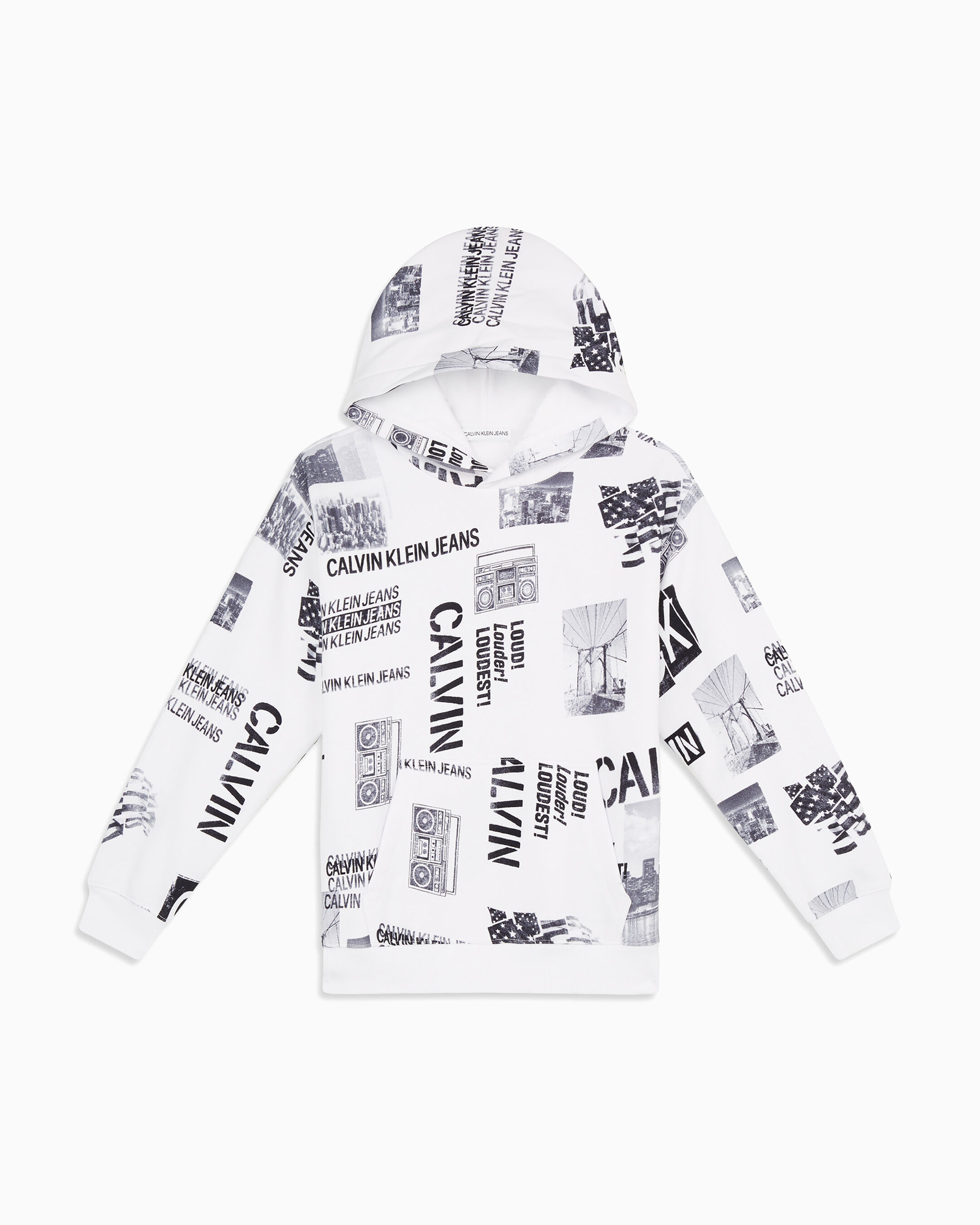 calvin klein form overhead hoodie
