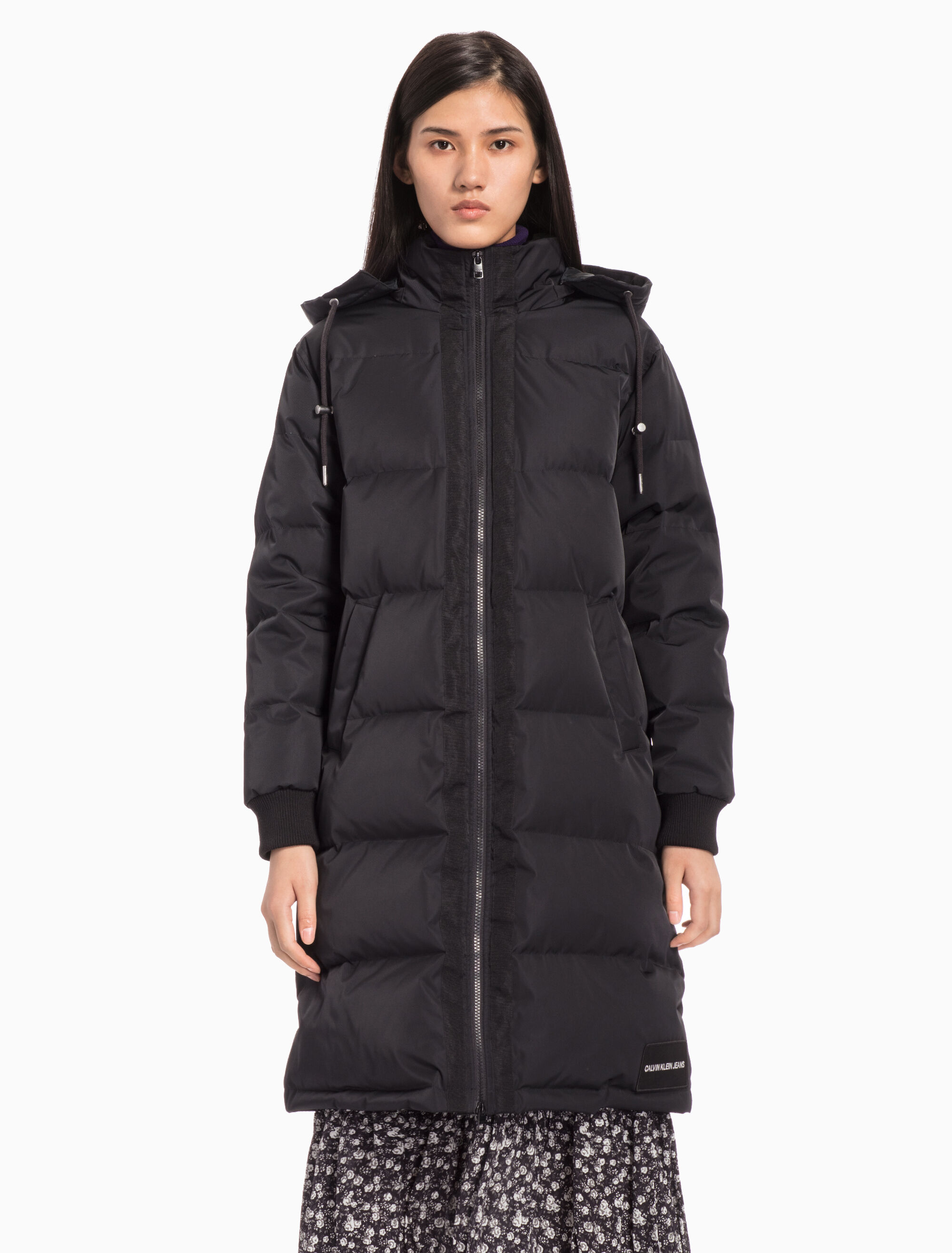 Calvin klein long down coat Clearance