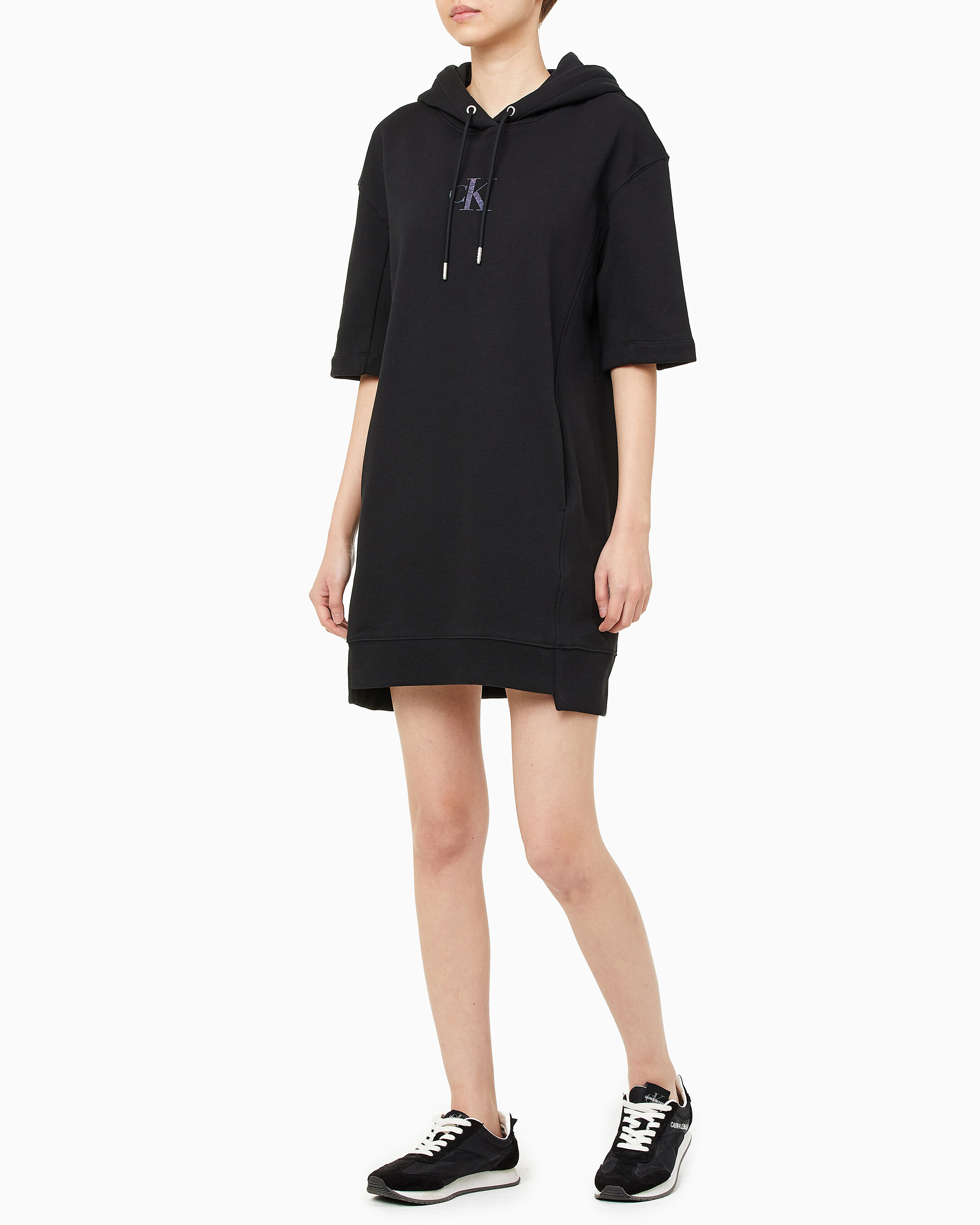 Sweatshirt dress calvin klein clearance