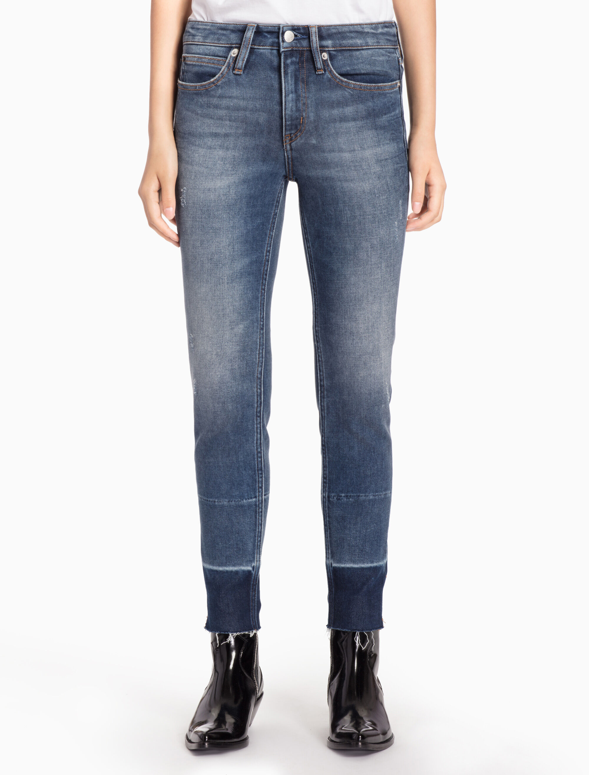 ckj 011 mid rise skinny ankle jeans
