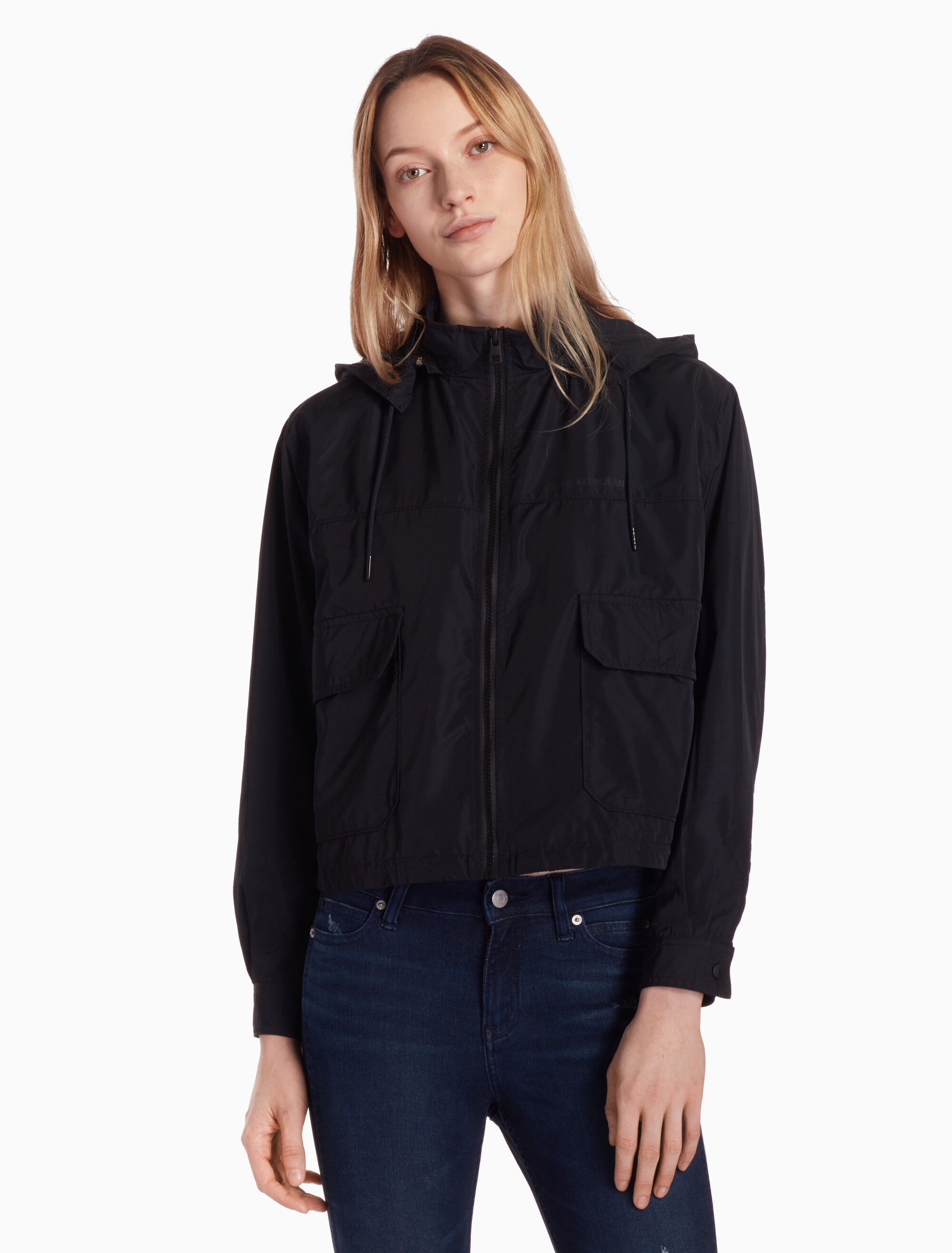 Calvin klein nylon windbreaker Clearance