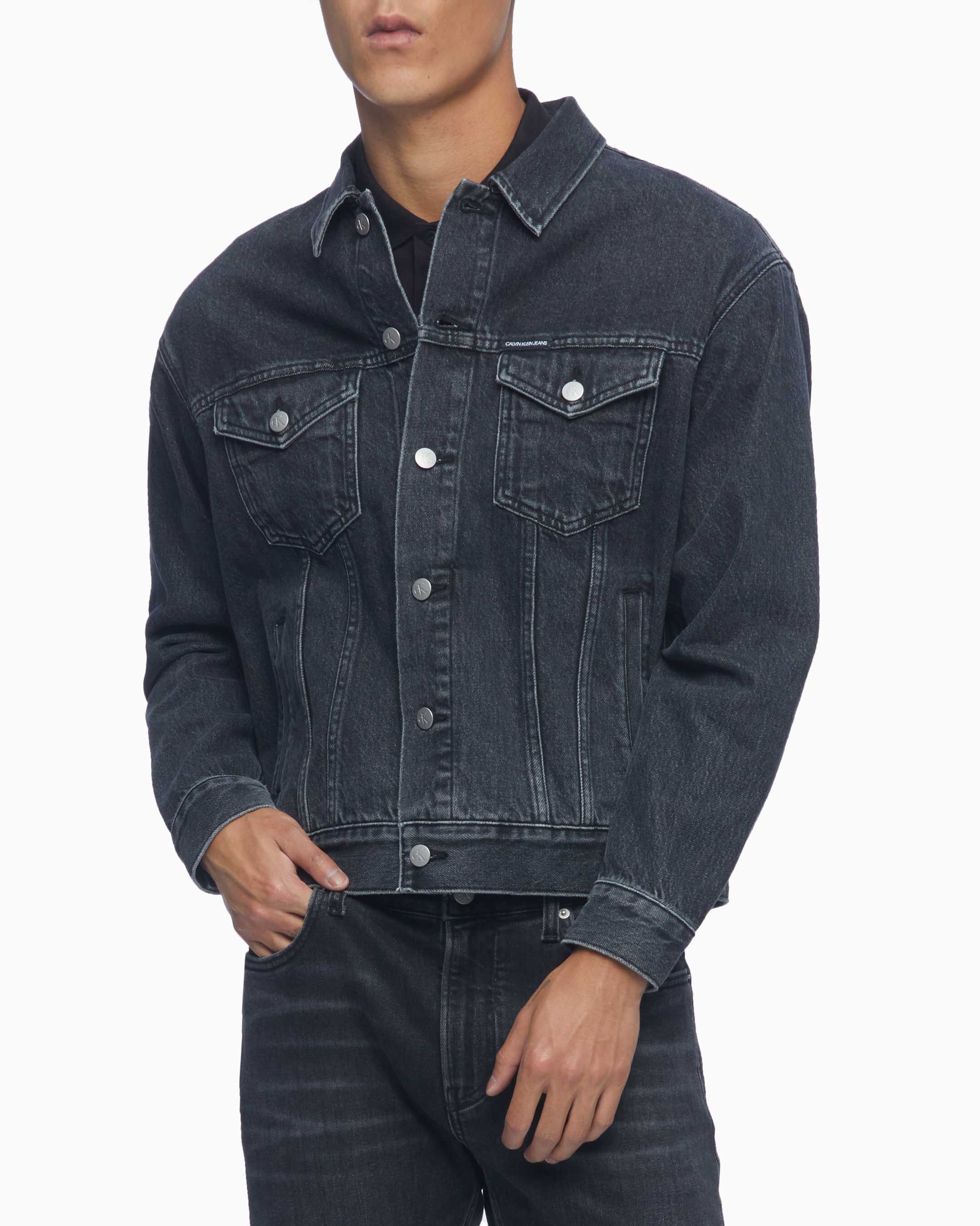 Calvin klein denim jacket clearance