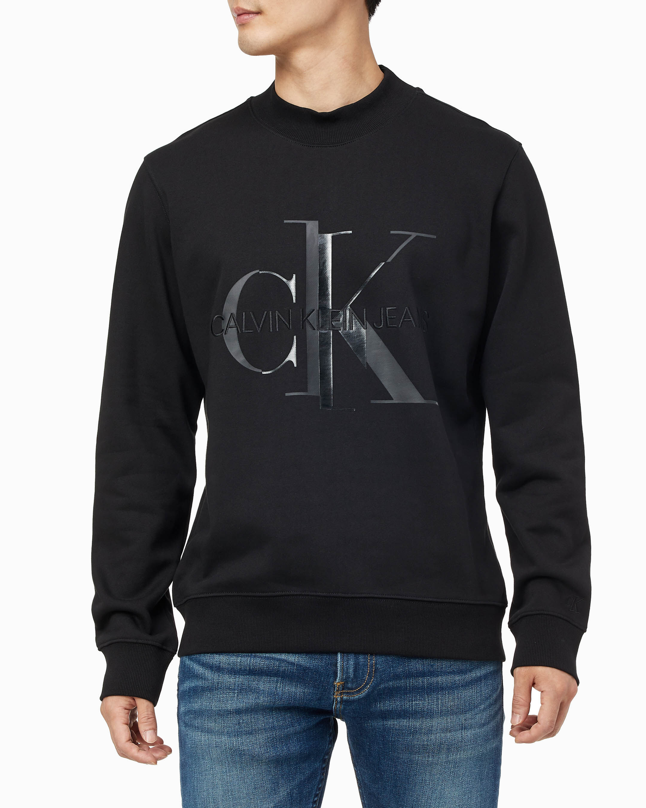 Calvin klein jeans crew neck sweatshirt Clearance