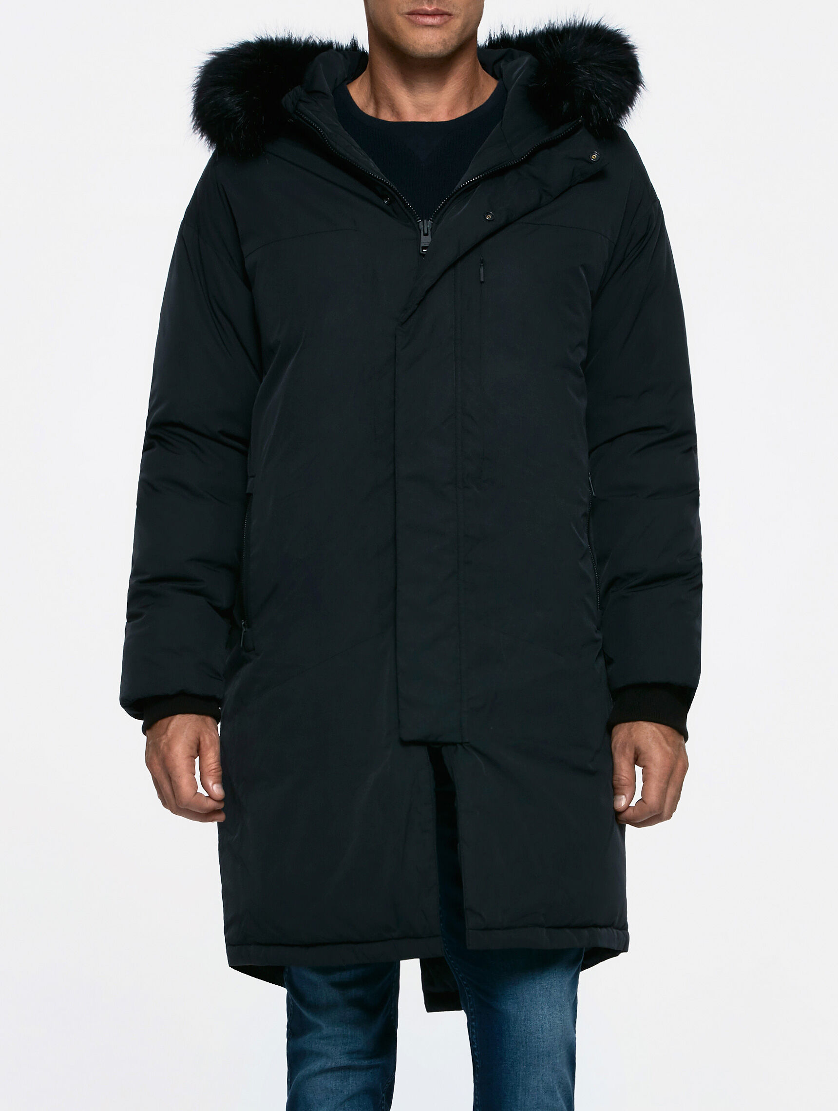 Calvin klein heavy coat clearance