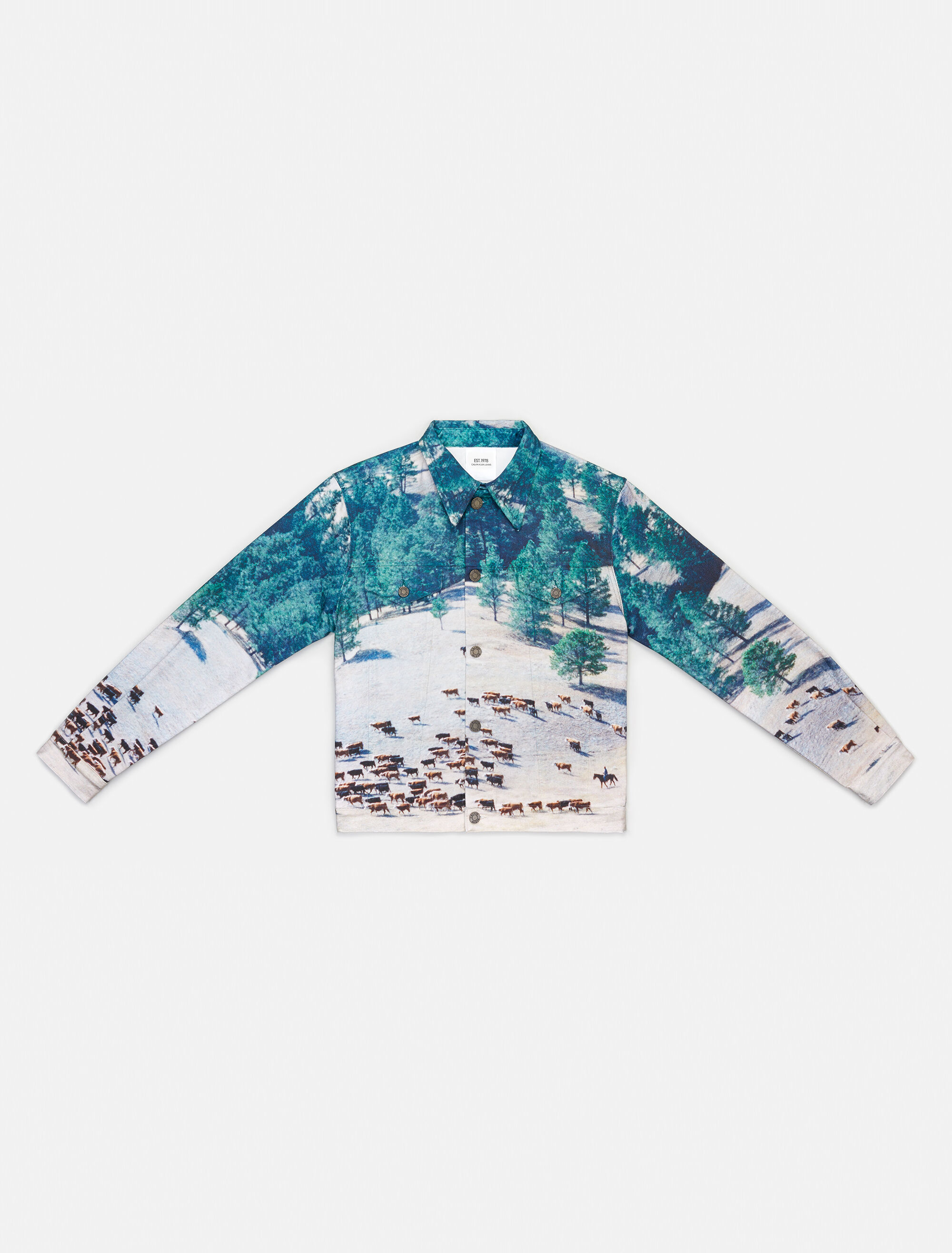 Calvin klein landscape jacket clearance