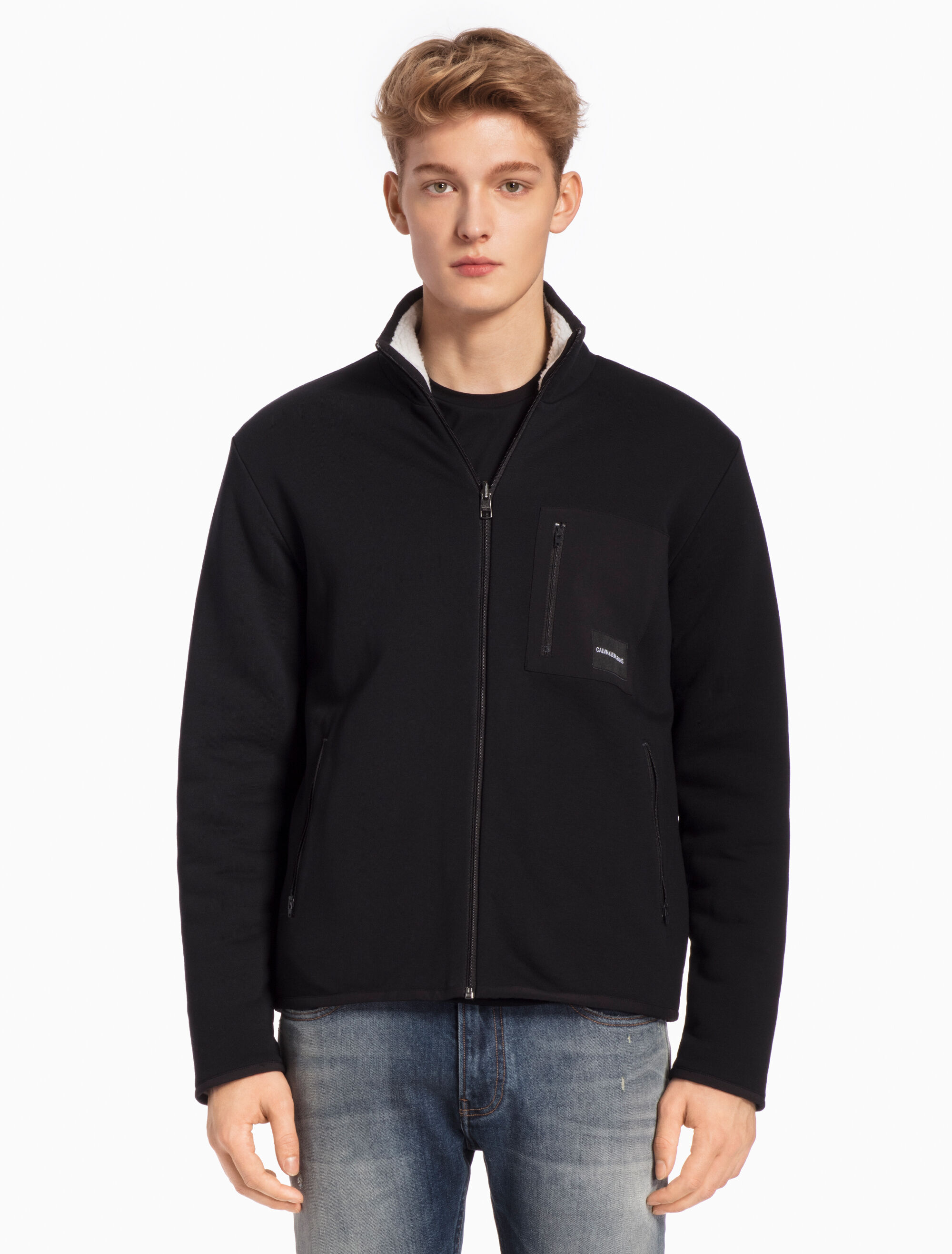 Calvin klein zipper jacket clearance