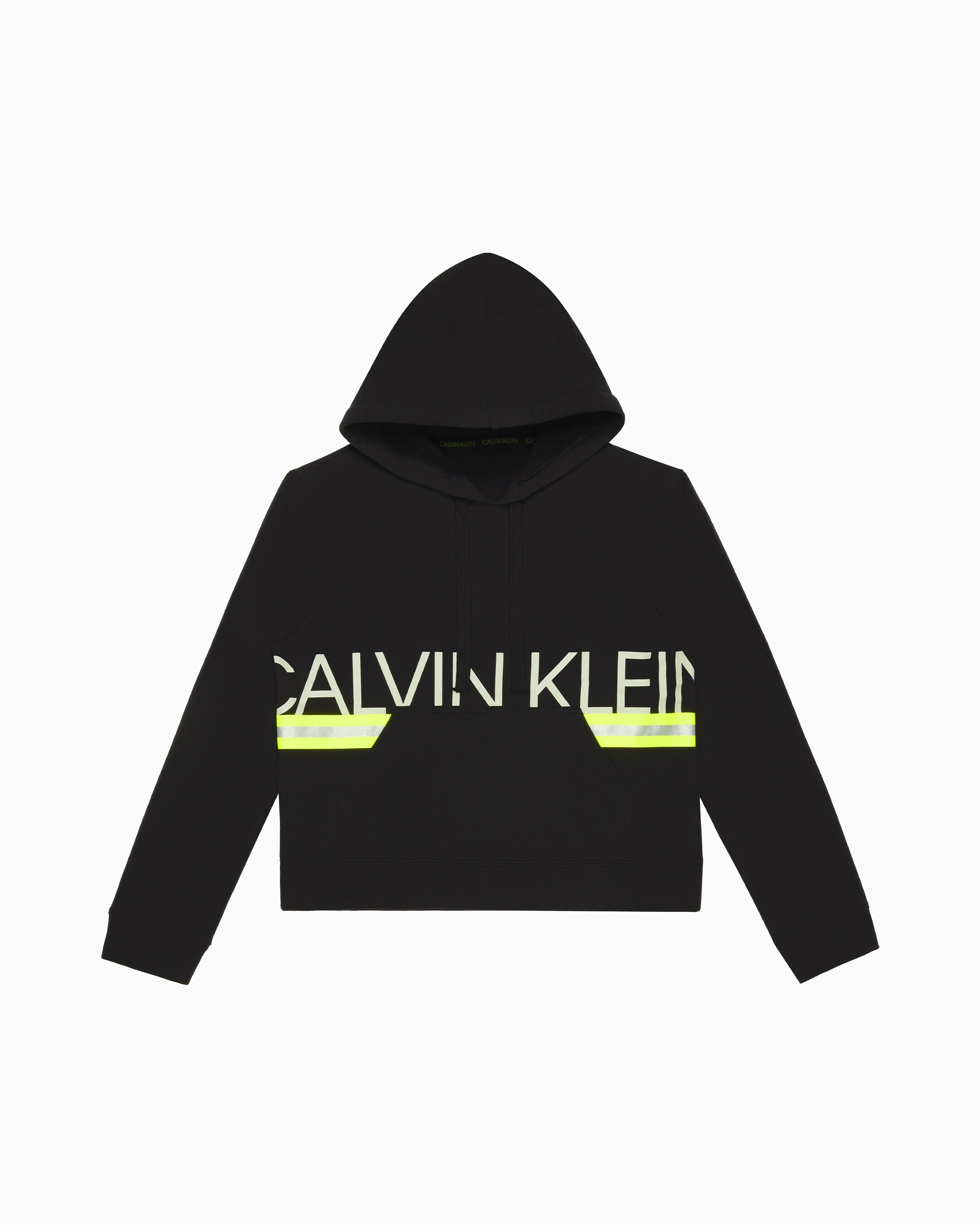 calvin klein neon hoodie