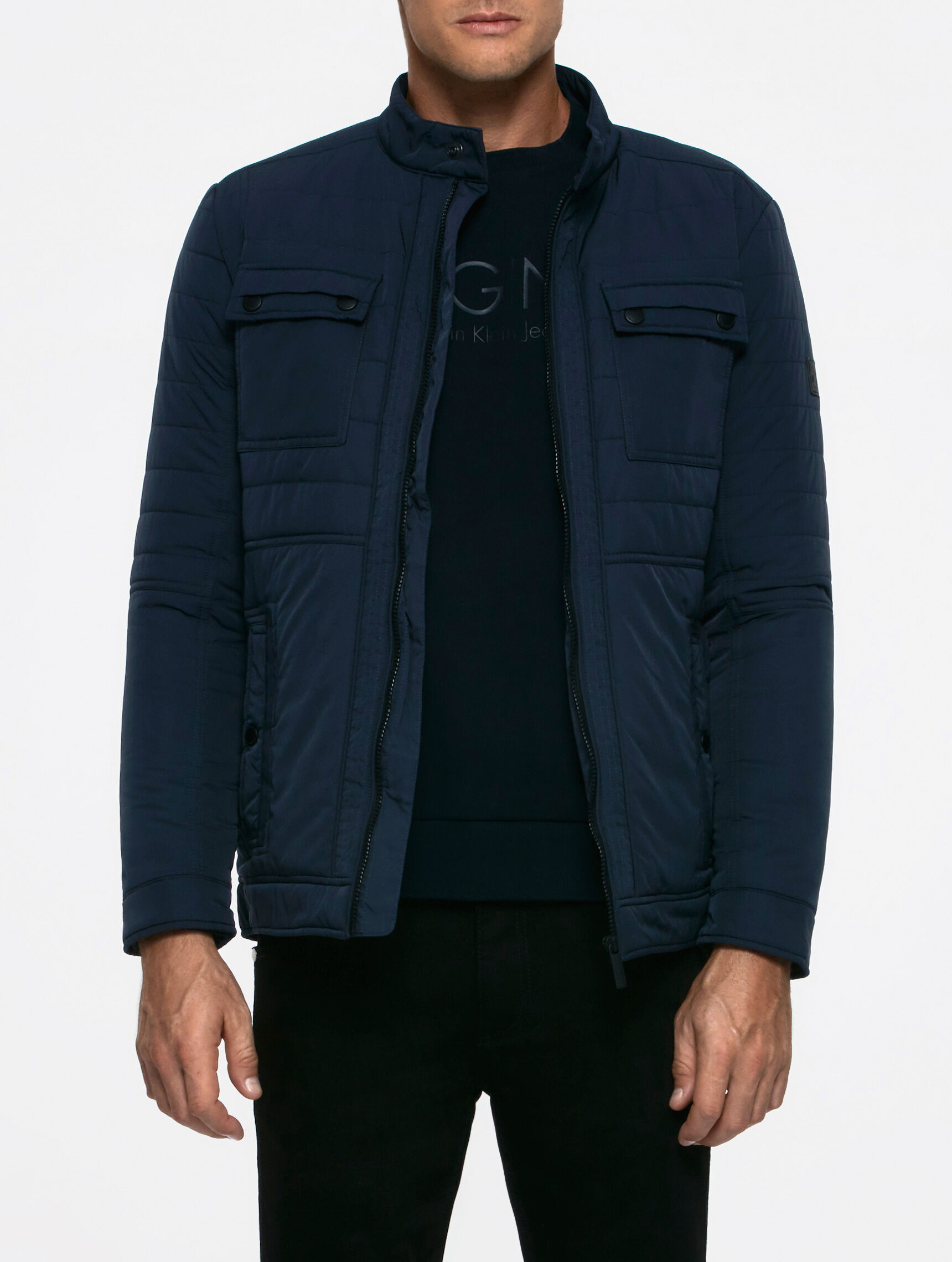 Calvin klein padded moto jacket Clearance