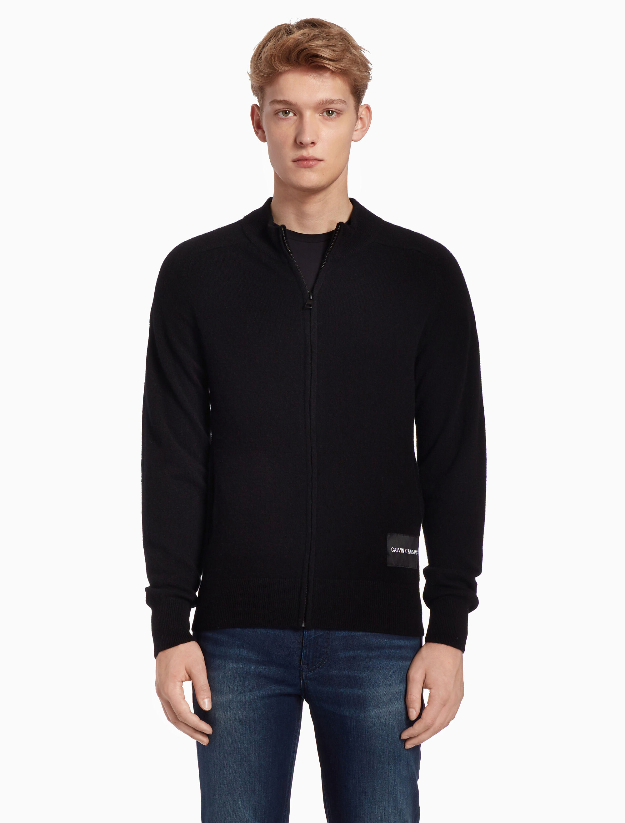 Calvin klein zip up sweaters Clearance