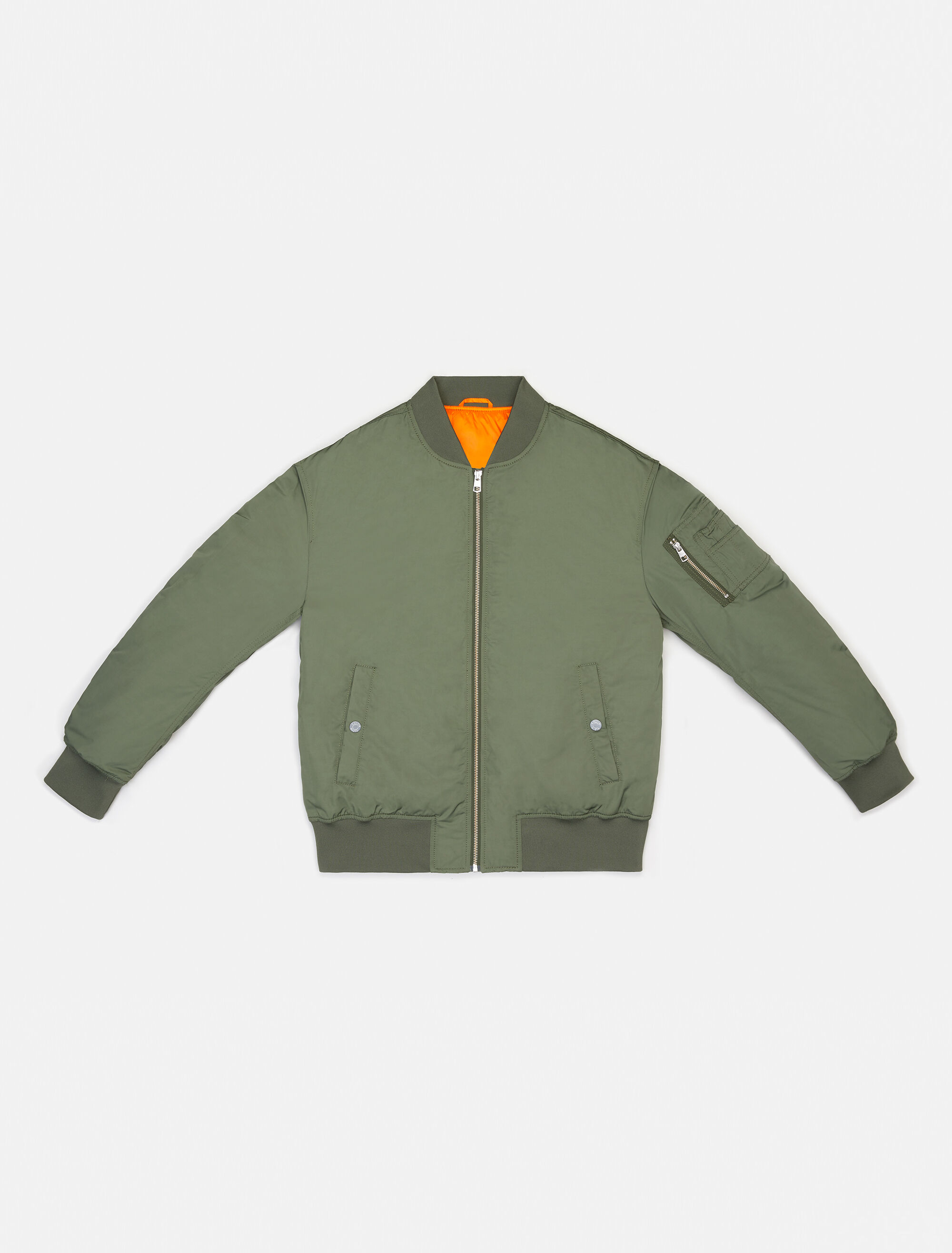 calvin klein bomber jacket green