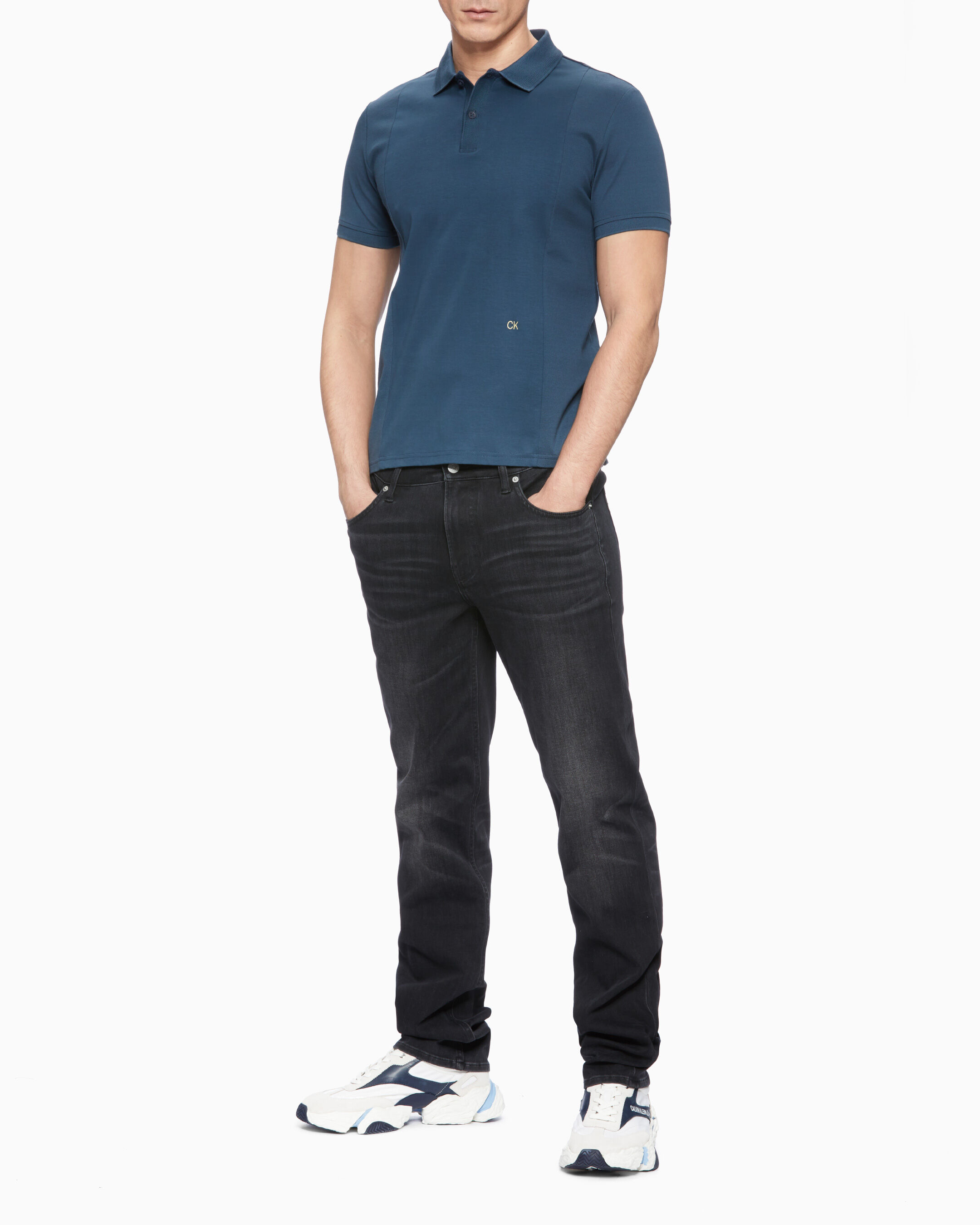 Polo shirt calvin klein clearance
