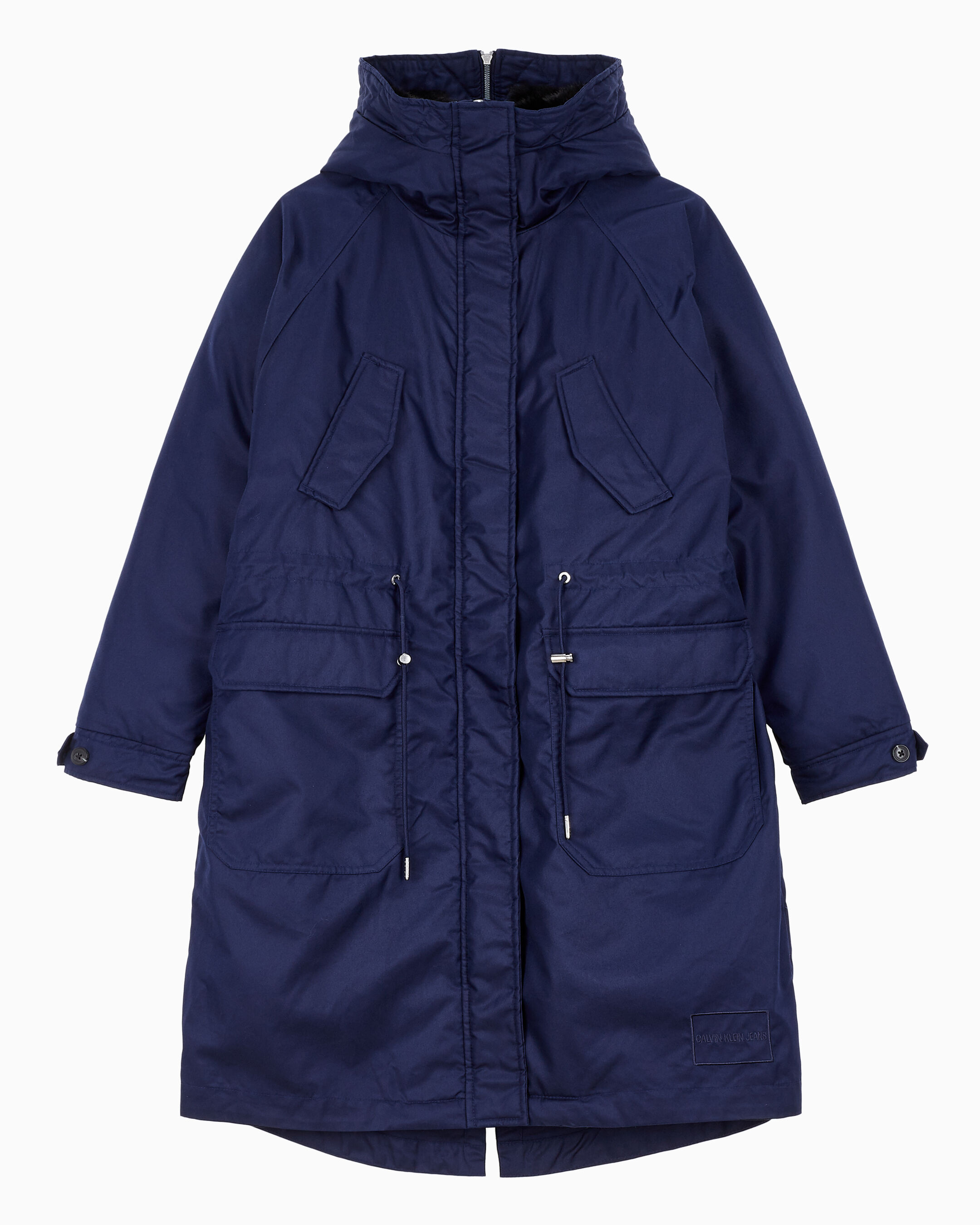 Calvin klein fur lining down parka clearance