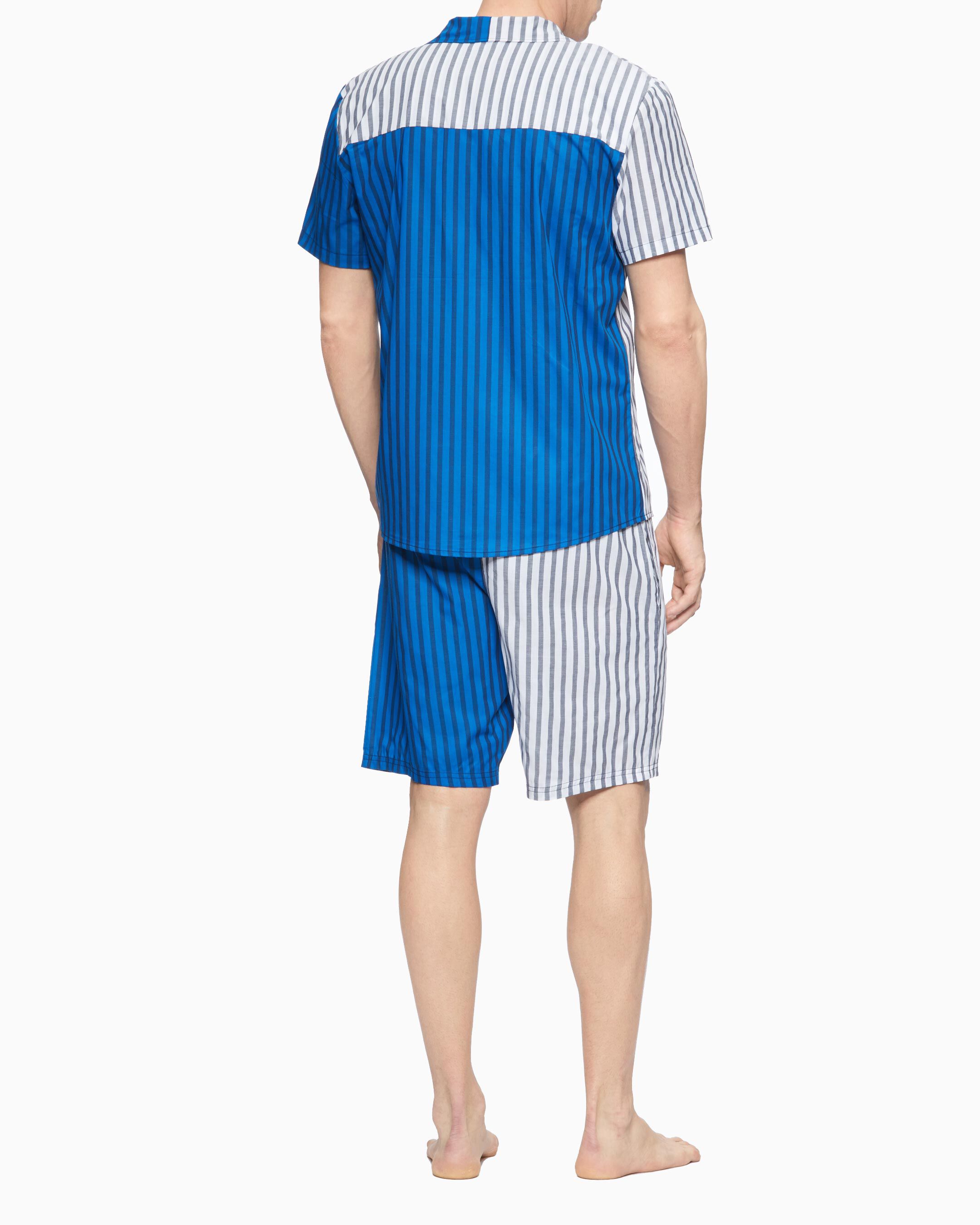 Ck underwear men's ck one woven sleepwear short sleeve top Clearance