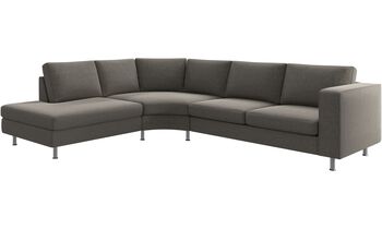 Chaise lounge sofas - Indivi sofa with round resting unit - BoConcept